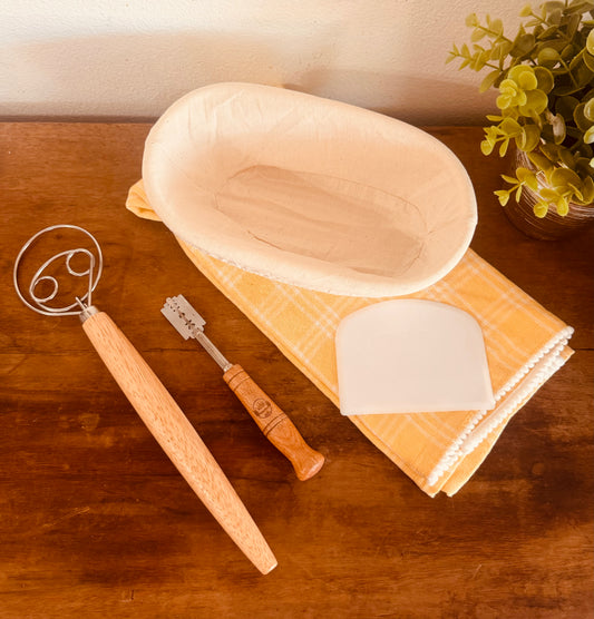 Set de utensilios para panes de Masa Madre